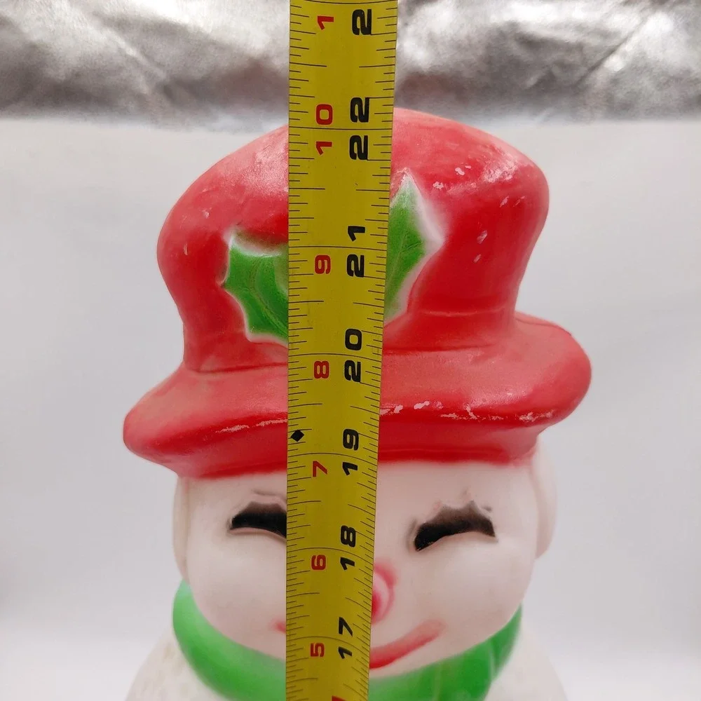 Vintage Union Snowman Lady Lighted Christmas 22